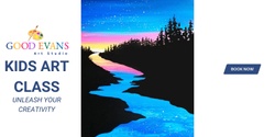 Banner image for Evans Head Kids Painting Class Sunset River (At Rec Hall)