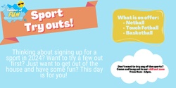 Banner image for Sport Try Outs! - Touch Football - Session 3