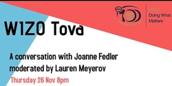 Banner image for A conversation with Joanne Fedler