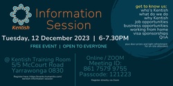 Banner image for Kentish Information Session