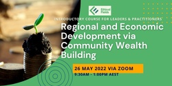 Banner image for Introductory Course: Regional and Economic Development via Community Wealth Building (Batch 10)