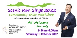Banner image for Scenic Rim Sings 2022