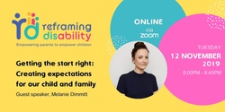 Banner image for WEBINAR - Getting the start right: Creating expectations for our child and family