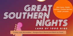 Banner image for Great Southern Nights Songwriters Night at Bent on Food