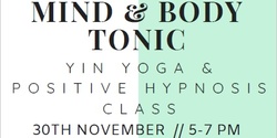Banner image for Mind & Body Tonic