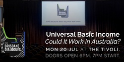 Banner image for A Big Dialogue: Could Universal Basic Income Work in Australia? (Video)