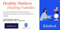 Banner image for Healthy Mothers Healthy Families (Group 34)