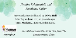 Banner image for Shama SuperSHEro June 2023 - Healthy relationship and emotional safety