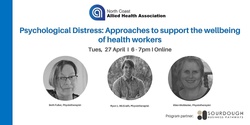 Banner image for NCAHA Monthly Hub - Psychological Distress: Approaches to Support the Wellbeing of Health Workers