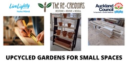 Banner image for Upcycled gardens for small spaces: build a tiered planter stand from pallets and make (and leave with) a bokashi bin and in-ground worm farm, Botanic Gardens, Thur 7 Apr 11-3pm