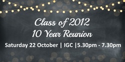 Banner image for 2012 Year 12 Graduate Reunion