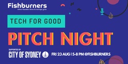 Banner image for Tech for Good Pitch Night