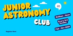 Banner image for Junior Astronomy Club - August