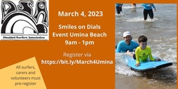 Banner image for March 4th 2023 Disabled Surfers Central Coast  Umina Beach