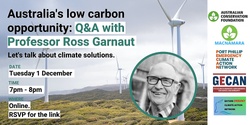 Banner image for Australia's low-carbon opportunity: Q&A with Professor Ross Garnaut