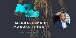 Banner image for Mechanisms in manual therapy