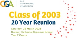 Banner image for CLASS OF 2003 - 20 YEAR REUNION