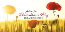 Banner image for Remembrance Day Lunch & Commemorative Service
