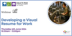 Banner image for Webinar : Developing a Visual Resume for Work
