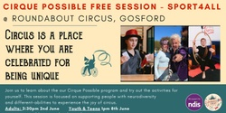 Banner image for Inclusive Sport4All: Come and Try Circus for Adults @ Roundabout Circus for FREE