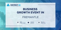 Banner image for District32 Business Networking Perth – Fremantle - Wed 17 July