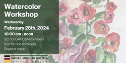 Banner image for Watercolor Workshop