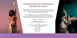 Banner image for INTRODUCTION TO FUSION BELLY DANCE WITH LAKITA