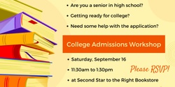 Banner image for College Admissions Workshop