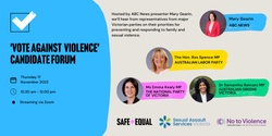 Banner image for 'Vote Against Violence' Candidate Forum - Virtual Event