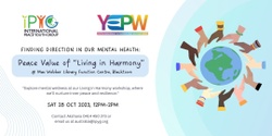 Banner image for Finding Direction in Our Mental Health: The Peace Value 'Living in Harmony'