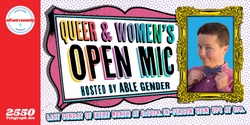 Banner image for Queer and Women's Open Mic
