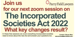 Banner image for The New Incorporated Societies Act 2022: What changes result?