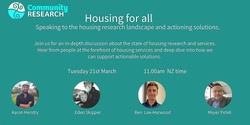 Banner image for Housing for ALL – Speaking to the Research Landscape and Actioning Solutions.
