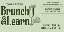 Banner image for Brunch & Learn with ProSource