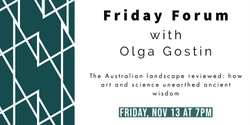 Banner image for Friday Forum with Olga Gostin