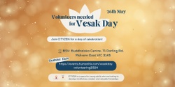Banner image for Vesak Day with Ajahn Brahm Volunteering