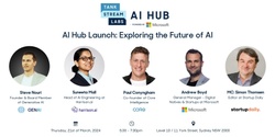 Banner image for AI Hub Launch: Exploring the Future of AI