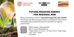 Banner image for Future-proofing energy for regional NSW 