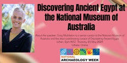 Banner image for Discovering Ancient Egypt at the National Museum of Australia