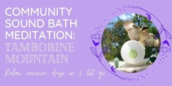 Banner image for Community Sound Bath Meditation