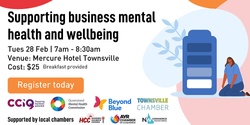 Banner image for Supporting business mental health and wellbeing - Townsville 