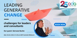 Banner image for Leading generative change: challenges for leaders and consultants