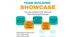 Banner image for Team Building Showcase
