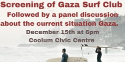 Banner image for Fundraiser for Gaza: Screening "Gaza Surf Club"