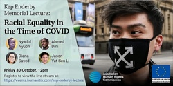 Banner image for Kep Enderby Memorial Lecture: ﻿﻿Racial Equality in the Time of Coronavirus
