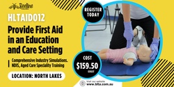 Banner image for Beeline Training Acdemy - Provide First Aid in an Education and Care Setting - Course