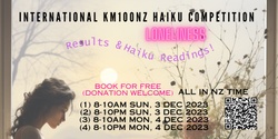 Banner image for 2023 KM100NZ Haiku Competition Results & Haiku Reading