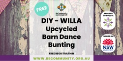 Banner image for DIY - WILLA Upcycled Bunting 