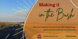 Banner image for Virtual Panel - Making it in the Bush