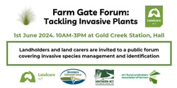 Banner image for Public Farm Gate Forum: Tackling Invasive Plants